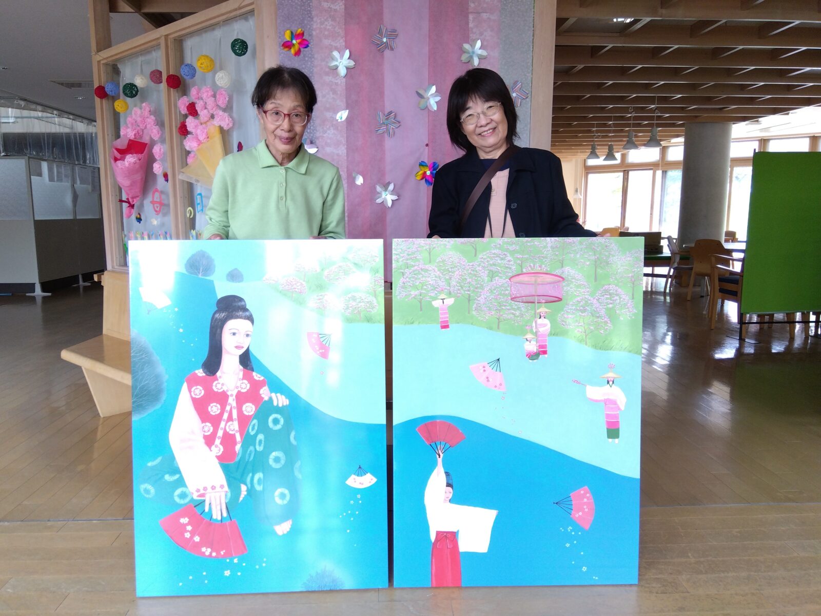 地域住民の方から絵画を寄贈して頂きました。