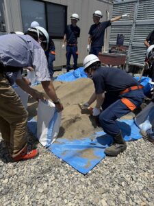長沼地区防災訓練に出席しました