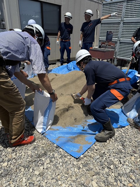 長沼地区防災訓練に出席しました
