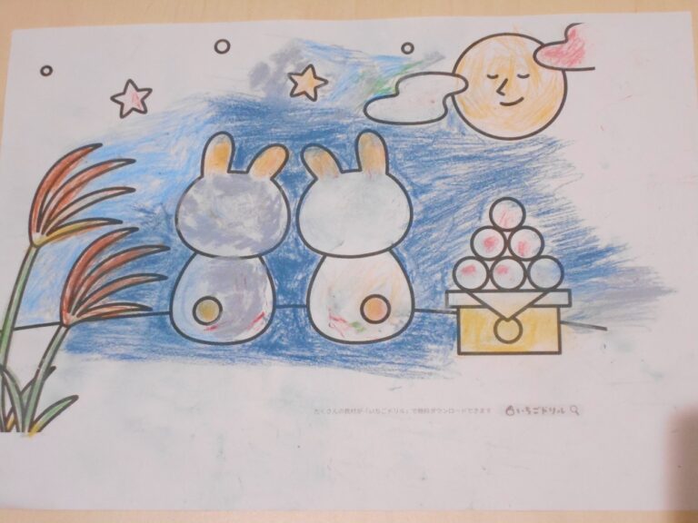 秋の塗り絵大会