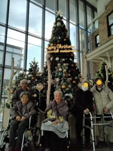 イオンモール松本のクリスマスツリー