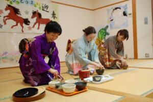 和服美人？？勢揃い！デイサービス新年お茶会
